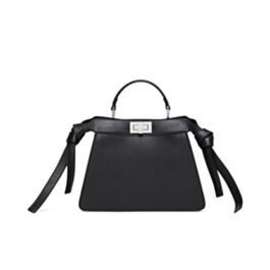 Replicas Fendi Peekaboo ISeeU Bolso pequeño 8BN327 Negro Baratos