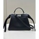 Replicas Fendi Peekaboo ISeeU Bolso pequeño 8BN327 Negro Baratos