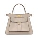 Replicas Bolso tote mediano Fendi Peekaboo ISeeU 8BN321 Gris Baratos