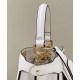 Replicas Bolso tote mediano Fendi Peekaboo ISeeU 8BN321 Blanco Baratos