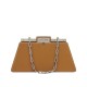 Replicas Bolso mediano Fendi Peekaboo Cut 8BN340 Café Baratos