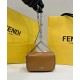 Replicas Fendi Nano F Mini Bolso 7AS173 Café Baratos