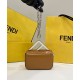 Replicas Fendi Nano F Mini Bolso 7AS173 Café Baratos