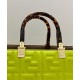 Replicas Bolso tote Fendi Medium Sunshine con motivo FF 8BH386 Verde Baratos