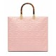 Replicas Bolso tote Fendi Medium Sunshine con motivo FF 8BH386 Rosa Baratos