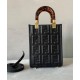 Replicas Bolso shopper Fendi Mini Sunshine 8BS051 Negro Baratos