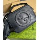 Replicas Gucci Blondie Pequeño Bolso De Hombro 742360 Azul Oscuro Baratos