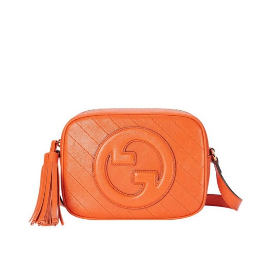 Replicas Gucci Blondie Pequeño Bolso De Hombro 742360 Naranja Baratos