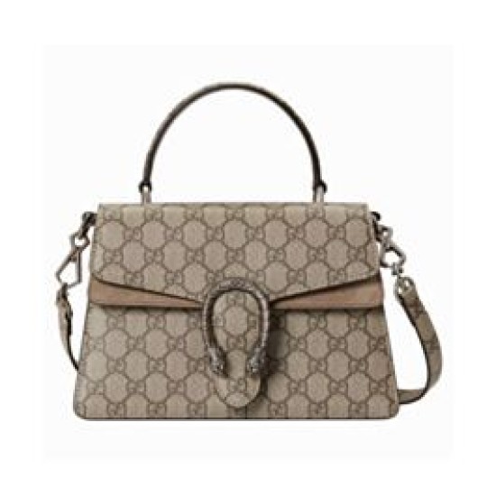 Replicas Bolso pequeño con asa superior Dionysus de Gucci 739496 Albaricoque Baratos