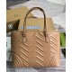 Replicas Bolso tote grande Gucci GG Marmont 739684 Albaricoque Baratos