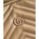 Replicas Bolso tote grande Gucci GG Marmont 739684 Albaricoque Baratos