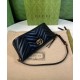 Replicas Gucci GG Marmont Bolso de Hombro 739166 Negro Baratos