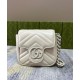 Replicas Gucci GG Marmont Belt Bag 739599 Crema Baratos