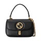 Replicas Gucci Blondie Top-handle Bag 735101 Negro Baratos