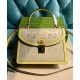 Replicas Gucci Ophidia Jumbo GG Bolso con asa superior 651055 Amarillo Baratos