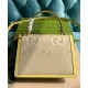 Replicas Gucci Ophidia Jumbo GG Bolso con asa superior 651055 Amarillo Baratos