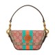 Replicas Minibolso Gucci con asa superior GG y tribanda 723762 rojo Baratos