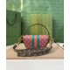 Replicas Minibolso Gucci con asa superior GG y tribanda 723762 rojo Baratos