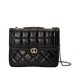 Replicas Gucci Deco Bolso De Hombro Pequeño 740834 Negro Baratos