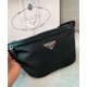 Replicas Riñonera Prada Re-Nylon Y Piel Saffiano 2VL033 Negro Baratos