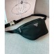 Replicas Riñonera Prada Re-Nylon Y Piel Saffiano 2VL033 Negro Baratos