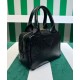 Replicas Prada Logo Pebble Leather Tote Bag 1BB0881 Negro Baratos