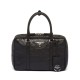 Replicas Prada Bolso mediano de piel de napa antigua con asa superior 1BB092 Negro Baratos