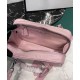 Replicas Prada Bolso mediano de piel de napa antigua con asa superior 1BB092 Rosa Baratos