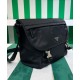 Replicas Bolso De Hombro Prada Re-Nylon Y Saffiano 2VD052 Negro Baratos