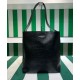 Replicas Prada Bolso de piel plena flor 1BC173 Negro Baratos