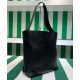 Replicas Prada Bolso de piel plena flor 1BC173 Negro Baratos