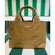 Replicas Prada Leather Shopping Bag 1BG440 Albaricoque Baratos