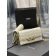 Replicas YSL Saint Laurent Le Maillon Cadena Monedero Blanco Baratos