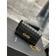 Replicas YSL Saint Laurent Le Maillon Cadena Monedero Negro Baratos