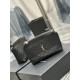 Replicas YSL Saint Laurent Gaby Neceser con cremallera 23CM Negro Baratos