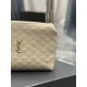 Replicas YSL Saint Laurent Gaby Neceser con cremallera 23CM Albaricoque Baratos