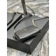 Replicas YSL Saint Laurent Gaby Bolso con cremallera y cadena 18cm Negro Baratos