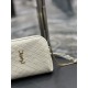 Replicas YSL Saint Laurent Gaby Bolso con cremallera y cadena 18cm Blanco Baratos