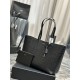 Replicas YSL Saint Laurent Shopping Tote Bag Cocodrilo Estampado Cuero Negro Baratos