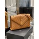 Replicas YSL Saint Laurent Bolso Sobre Grande Mix Matelasse Caramel 31cm Baratos