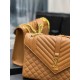 Replicas YSL Saint Laurent Bolso Sobre Grande Mix Matelasse Caramel 31cm Baratos