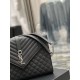 Replicas YSL Saint Laurent Bolso Sobre Grande Mix Matelasse Negro 31cm Baratos