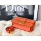 Replicas Christian Dior 30 Montaigne Bolsos Latte Box Piel de becerro naranja Baratos Imitacion