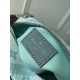 Replicas Louis Vuitton Mini bolso baúl suave M22588 Verde Tiffany Baratos Imitacion