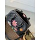 Replicas Louis Vuitton LV x YK Speedy Bandoulière 25 M46415 Negro Baratos Imitacion