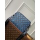 Replicas Bolso Louis Vuitton Trio Messenger G65 M46604 Azul Baratos Imitacion