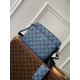 Replicas Bolso Louis Vuitton Trio Messenger G65 M46604 Azul Baratos Imitacion