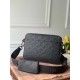 Replicas Louis Vuitton Duo Messenger Hombre Bolsa M69827 Negro Baratos Imitacion