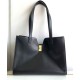 Replicas Bolso tote Celine Cabas 16 Piel de becerro lisa negro Baratos Imitacion