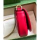 Replicas Gucci GG Marmont Matelasse Cadena Mini Bolso 746431 Rojo Baratos Imitacion